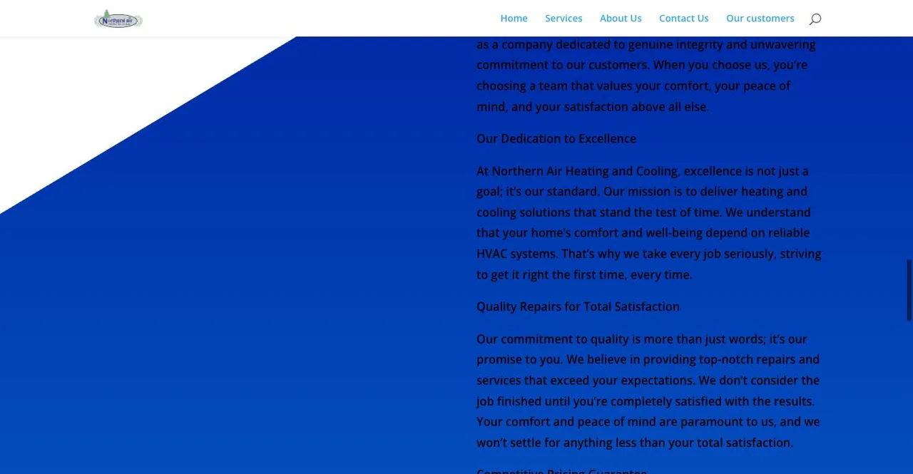 Northern Air Heating and Cooling cover