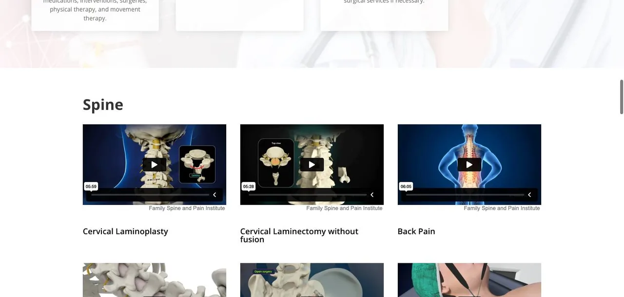 Family Spine & Pain Institute cover