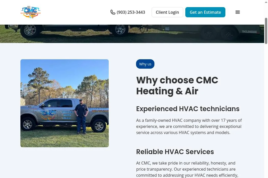 CMC Heating & Air cover