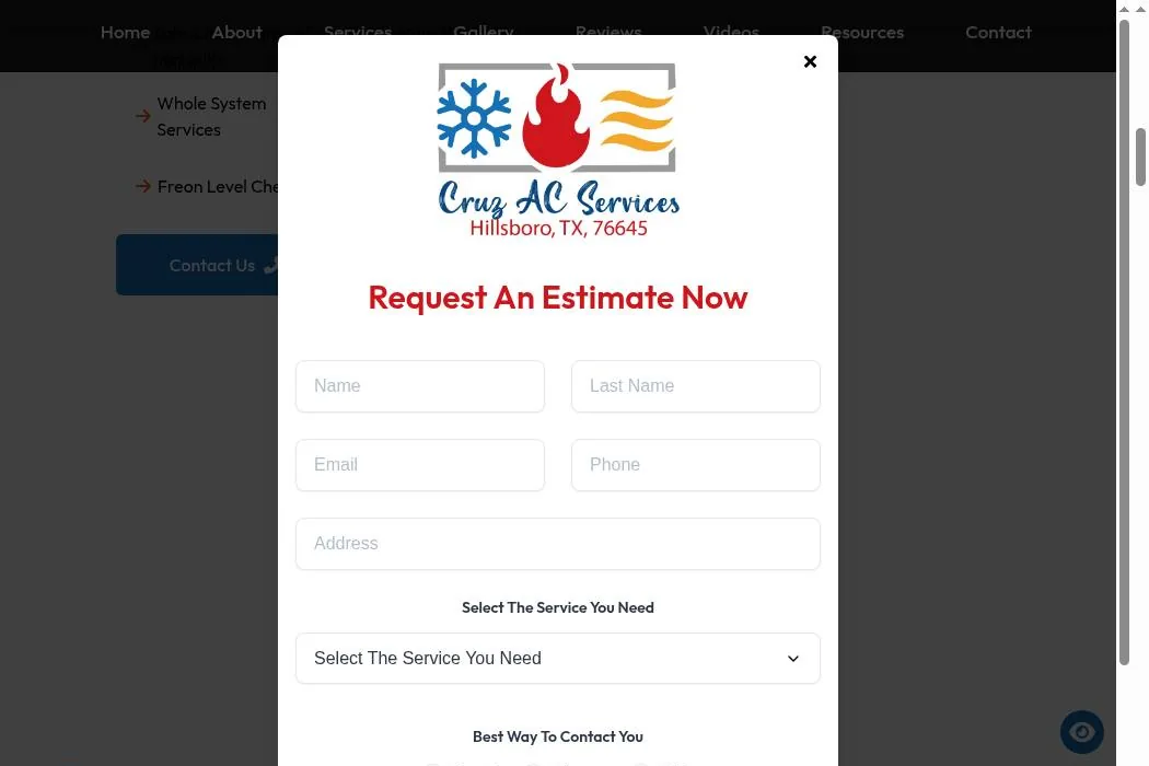 Cruz AC Services cover