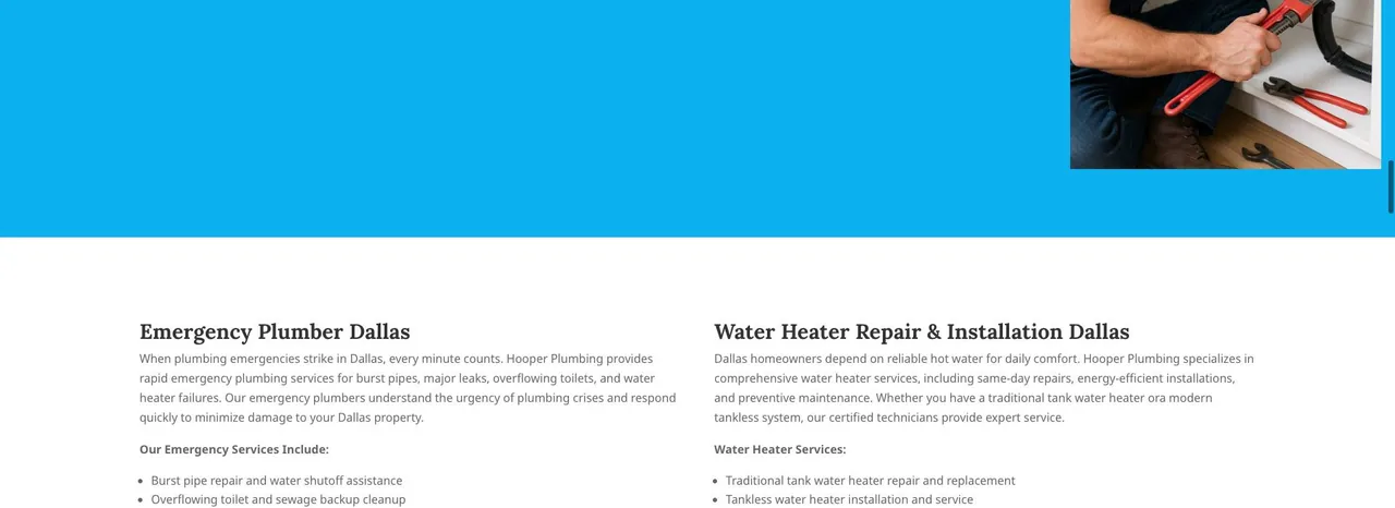 Hooper Plumbing & Air Conditioning cover