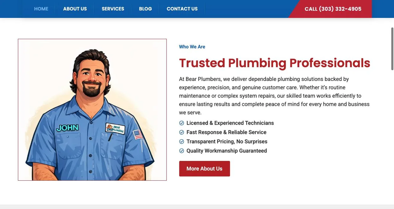 Bear Plumbing cover