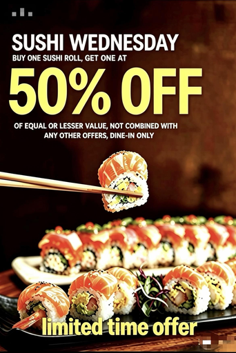 Raku Ramen and Sushi logo