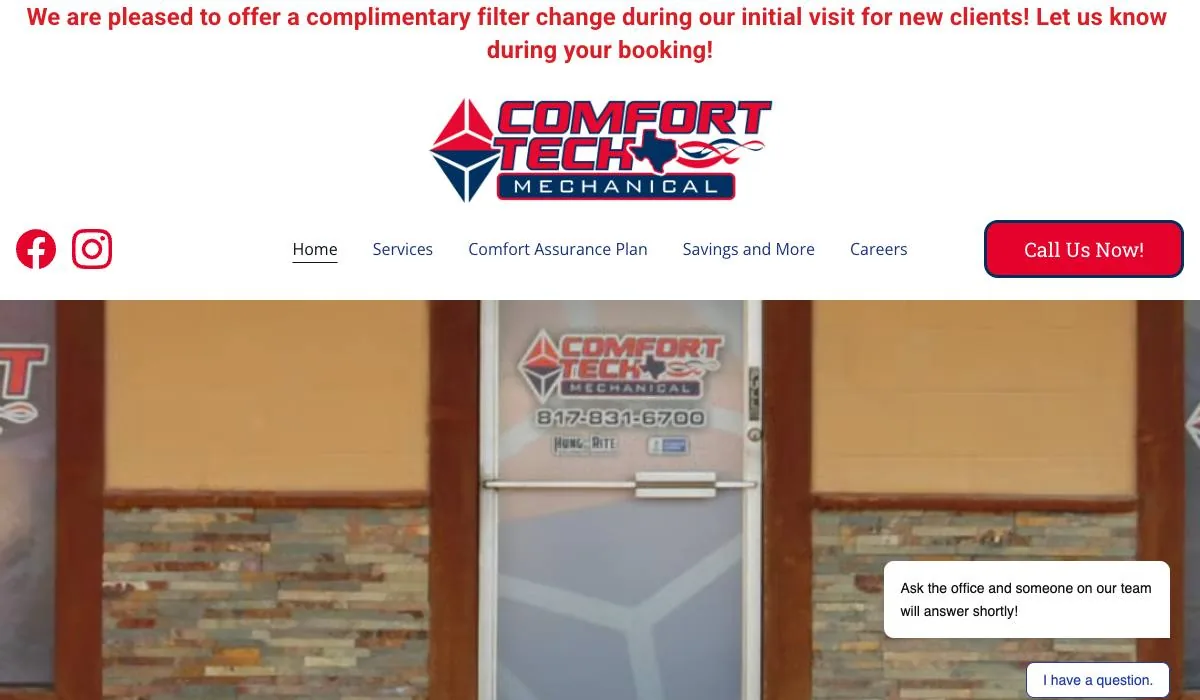 Comfort Tech Mechanical cover
