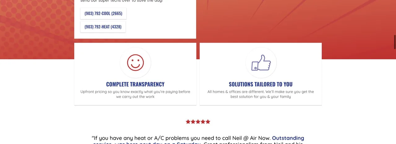 Air Now Heating & Air Conditioning cover