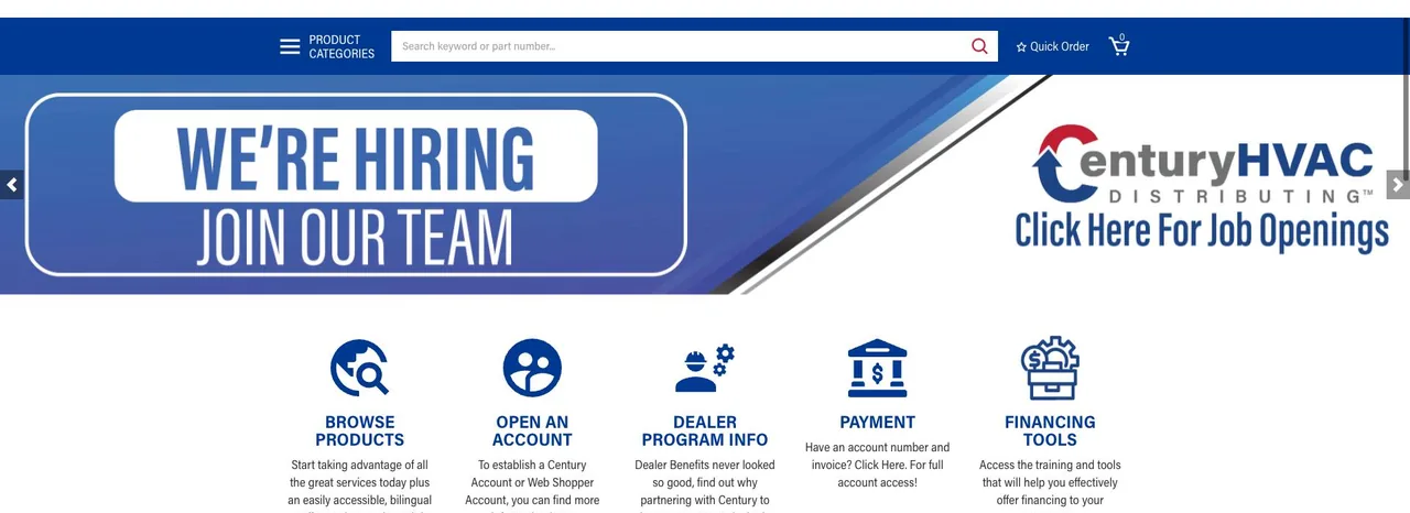 Century HVAC Distributing cover
