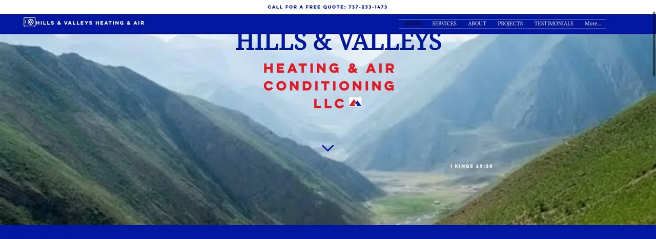HILLS & VALLEYS HEATING & AIR CONDITIONING LLC cover