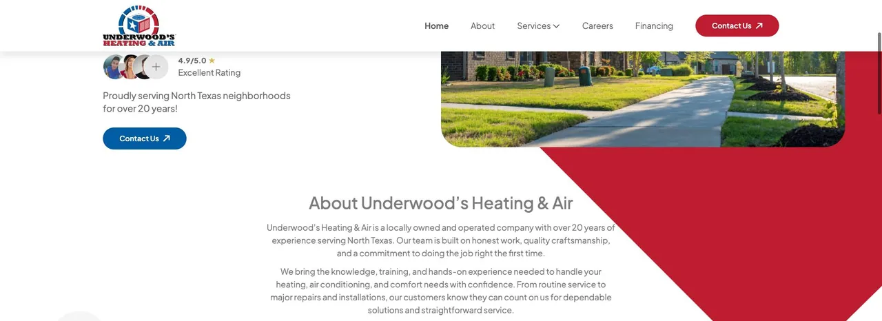 Underwood’s Heating & Air cover