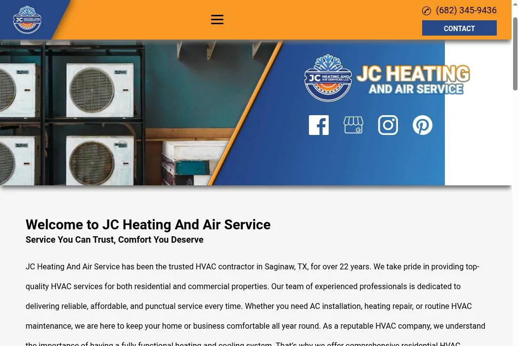 JC Heating And Air Service cover