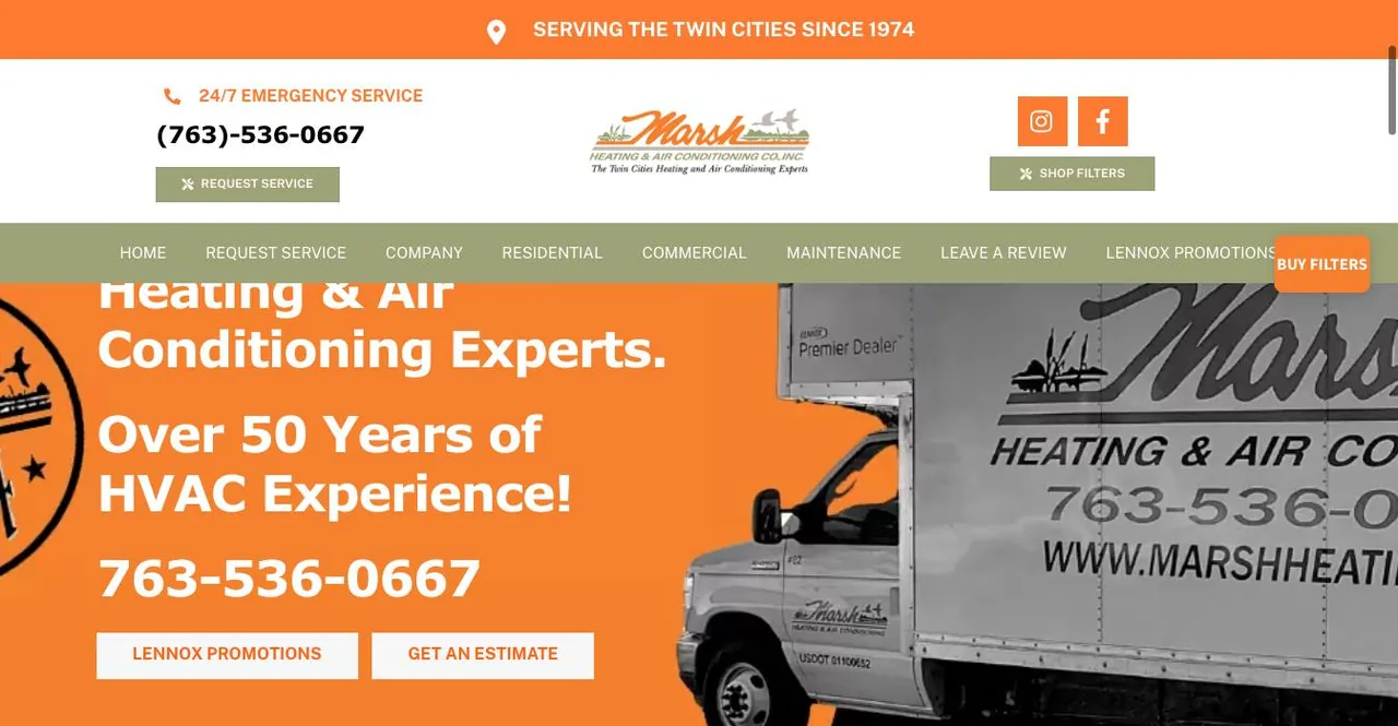 Marsh Heating & Air Conditioning cover