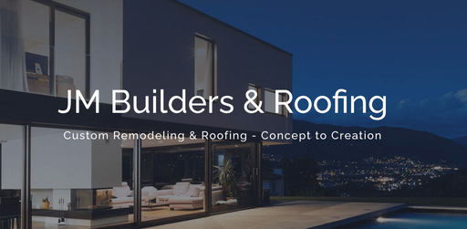 JM Builders & Roofing logo