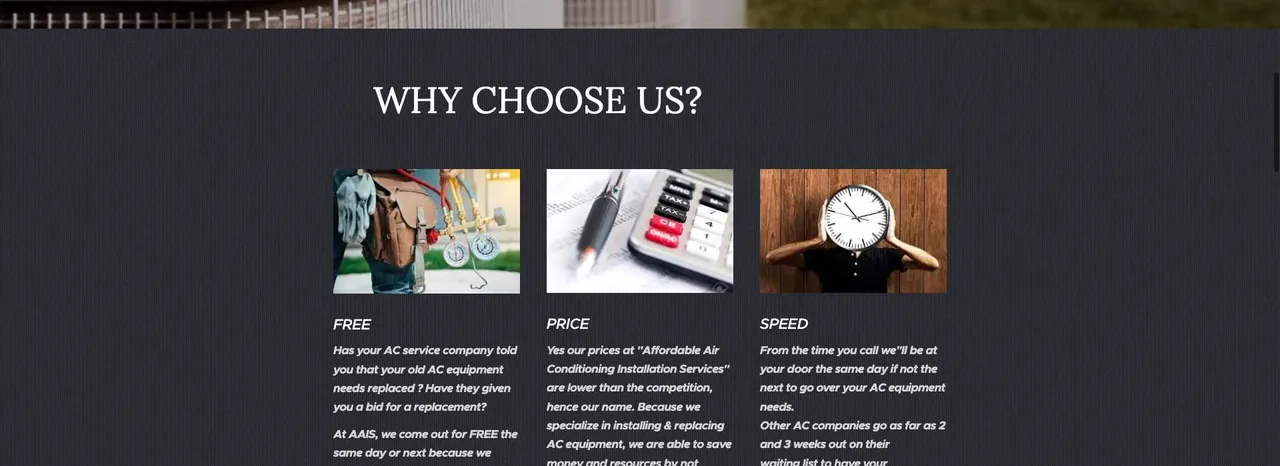 Affordable Air Conditioning Installation Services LLC cover