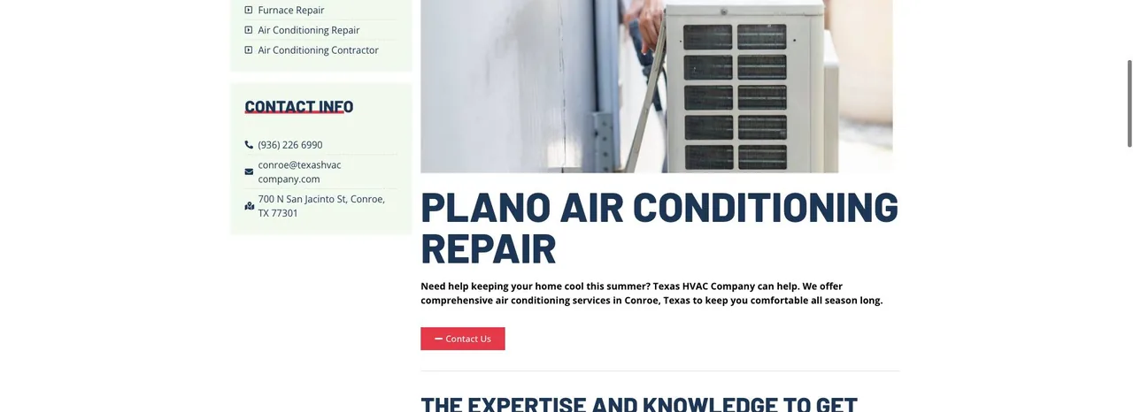 Texas HVAC Company cover