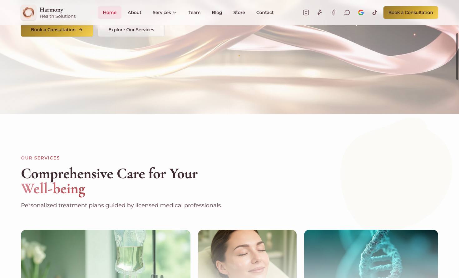 Harmony Health Solutions cover