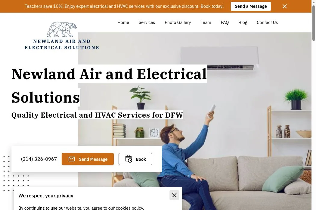 Newland Air and Electrical Solutions cover