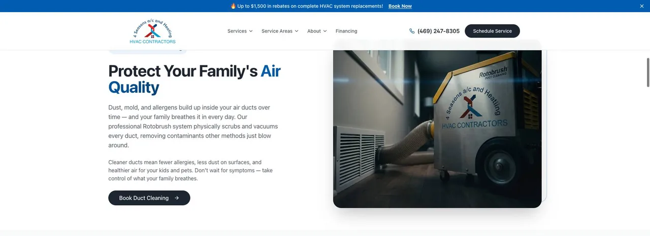 4 Seasons A/C and Heating Group LLC cover