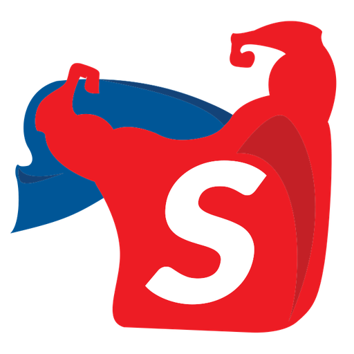 Superman Moving & Storage Express logo