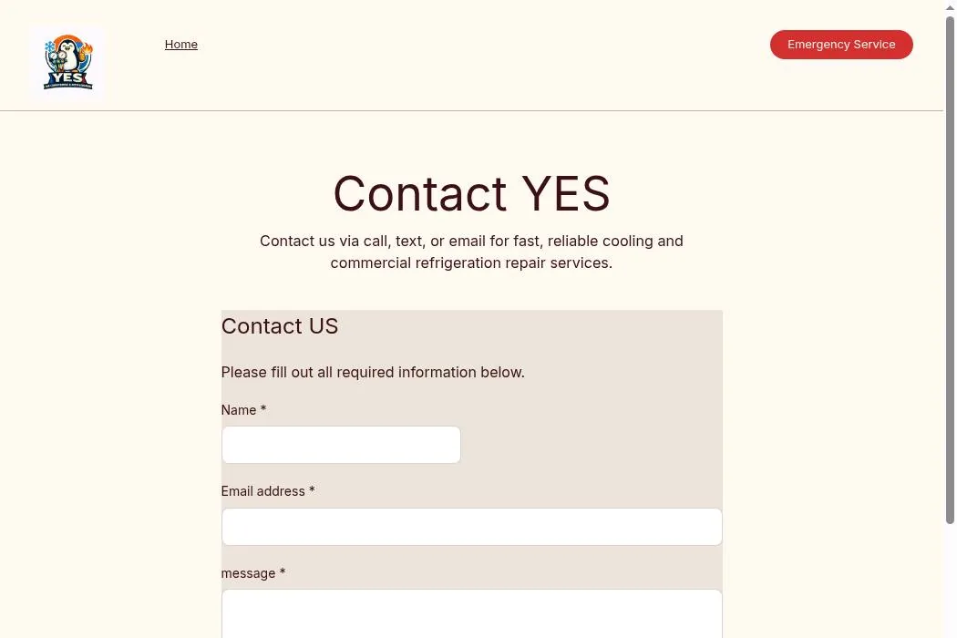 YES Air Conditioning & Refrigeration cover