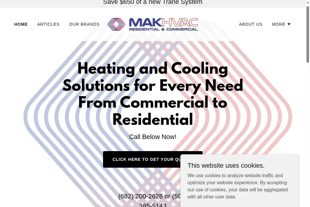 MAK HVAC cover