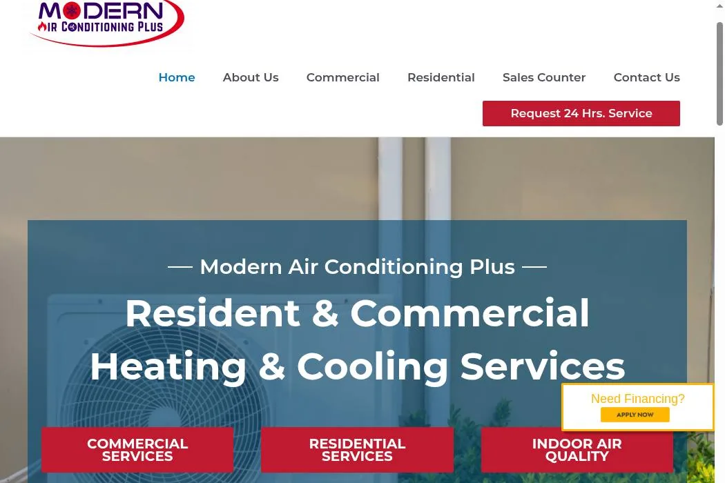 Modern Air Conditioning Plus cover