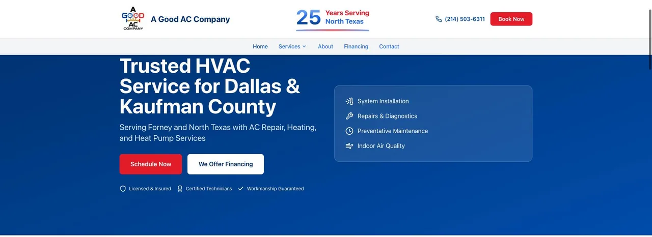 A Good AC Company cover