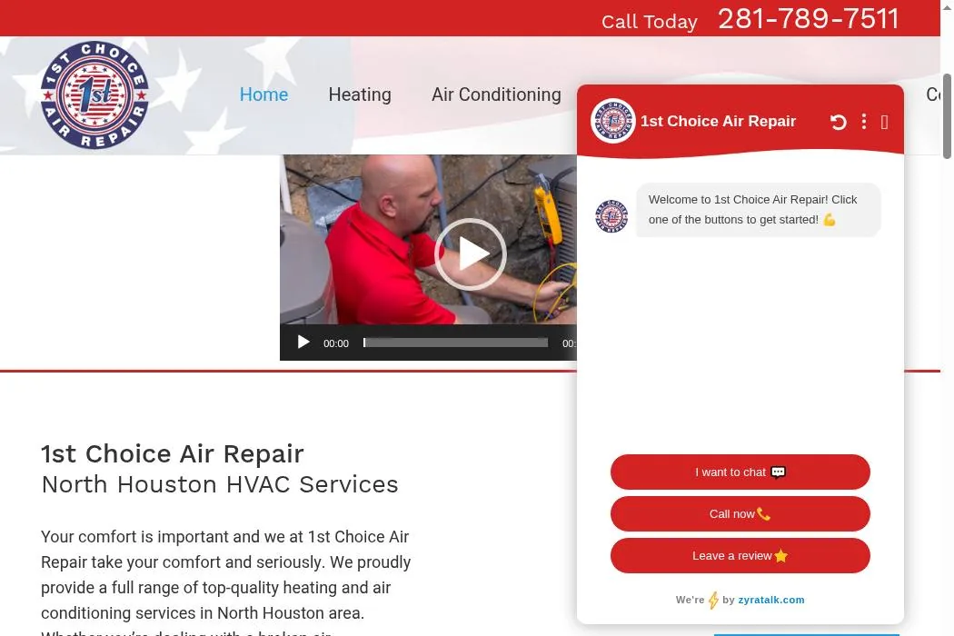 1st Choice Air Repair cover