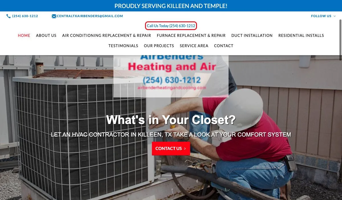 Airbenders Heating and Air cover