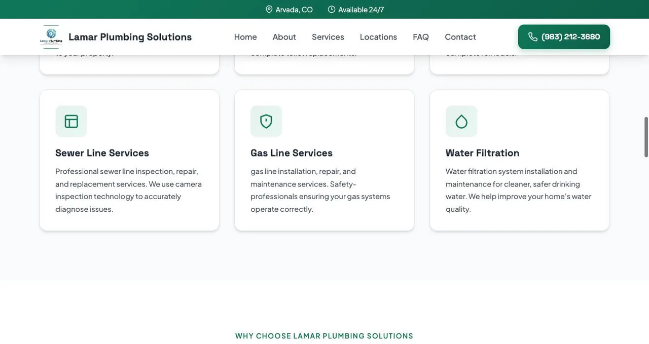 Lamar Plumbing Solutions cover