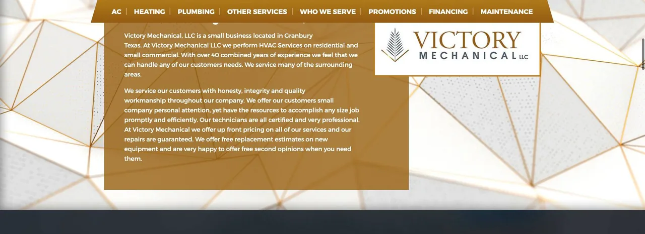 Victory Mechanical, LLC cover
