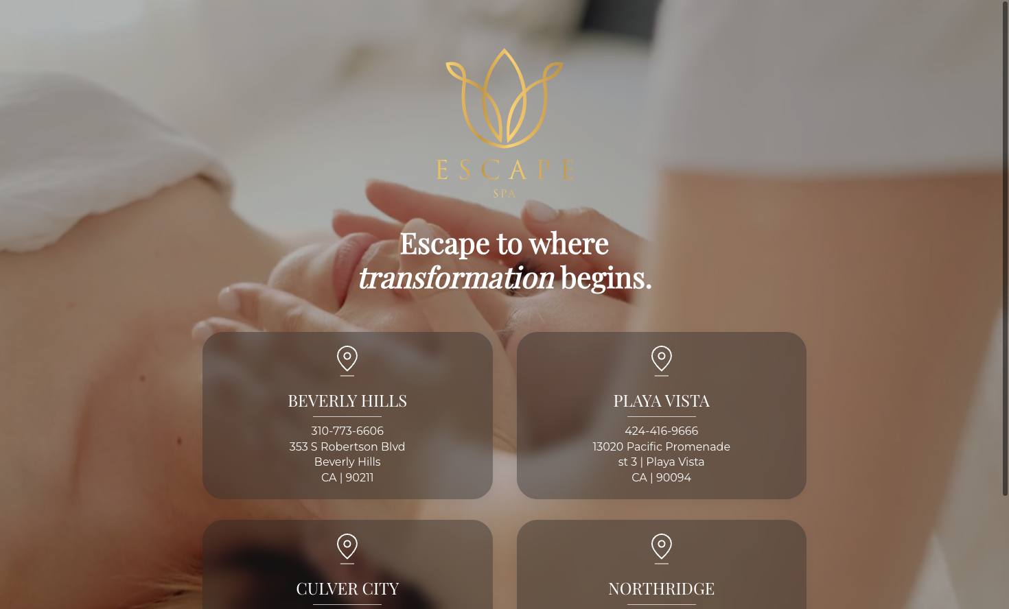 Escape Spa cover