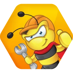 The Bee Heat & AC logo