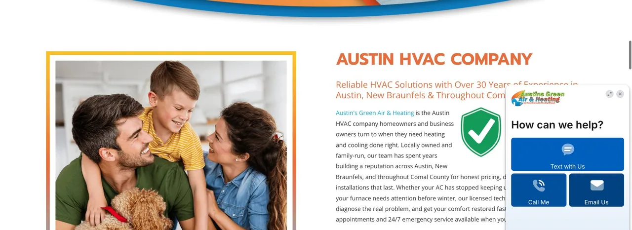 Austin's Green Air & Heating cover