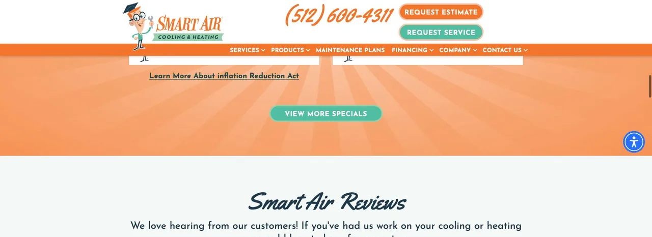 Smart Air Cooling & Heating cover