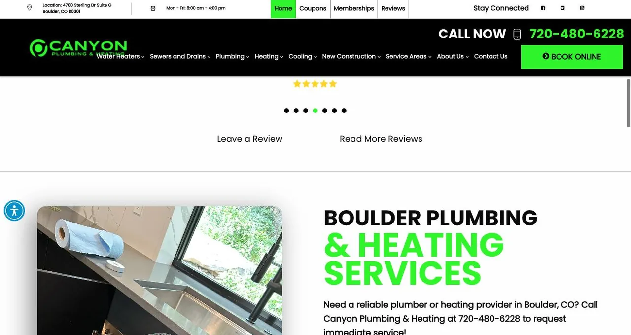 Canyon Plumbing & Heating cover