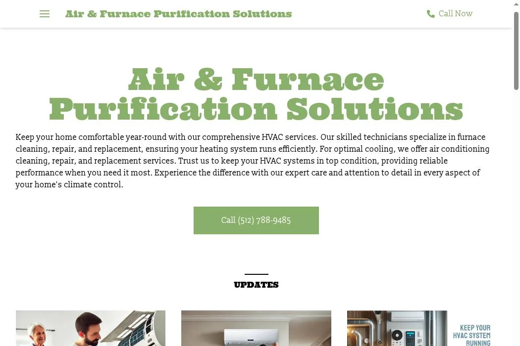 Air & Furnace Purification Solutions cover