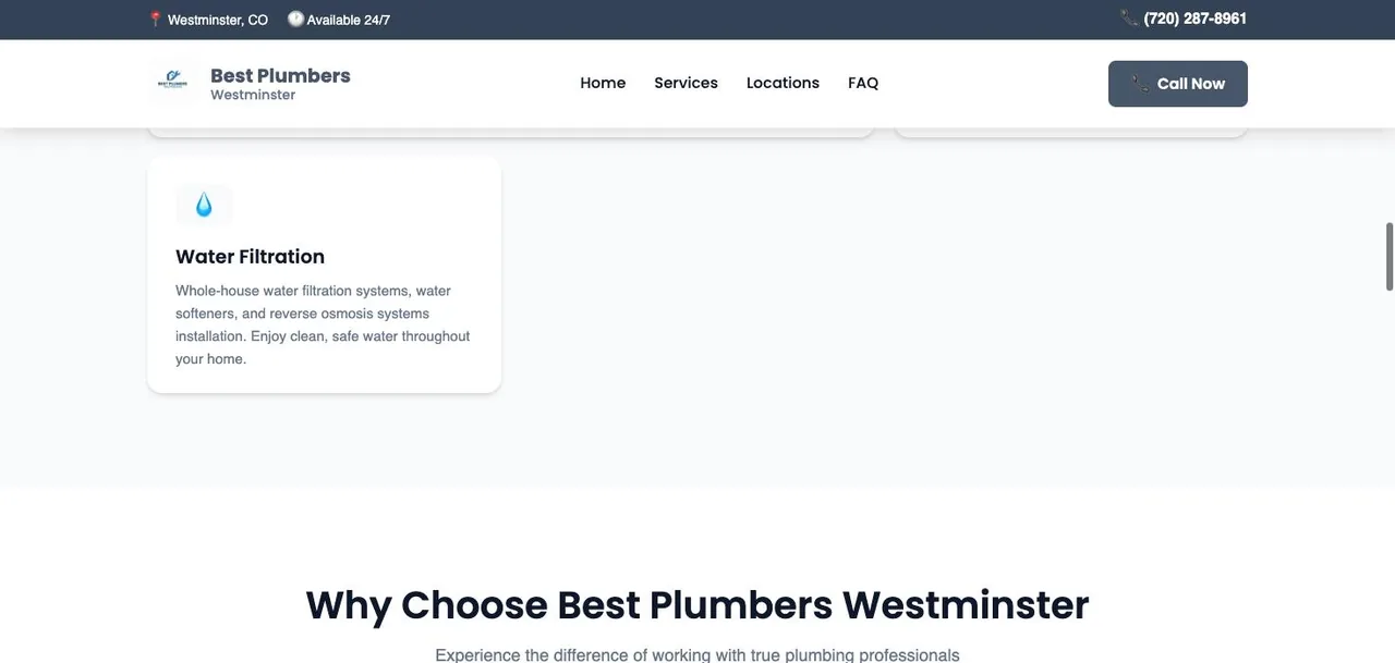 Best Plumbers Westminster cover