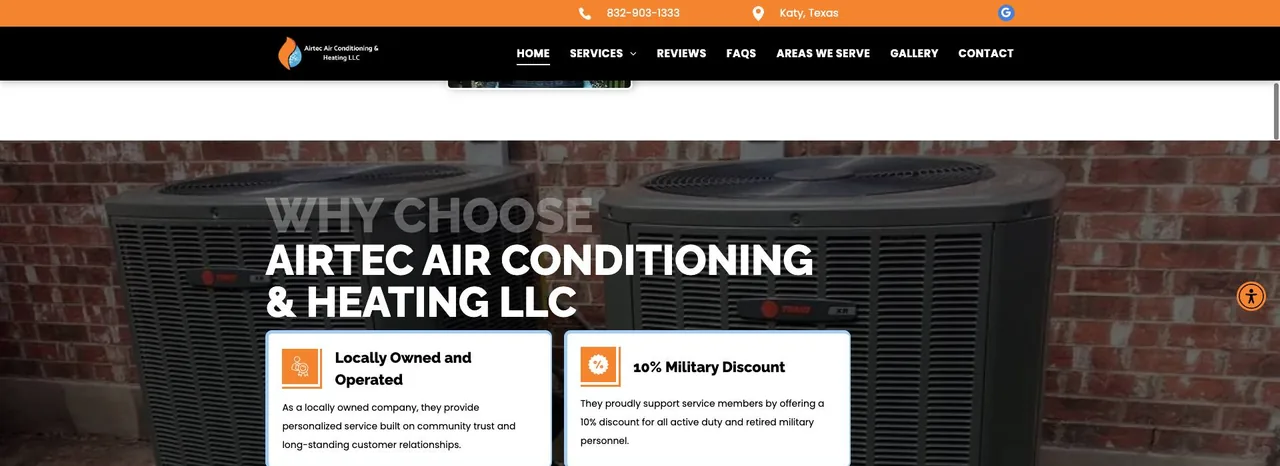 Airtec Air Conditioning & Heating LLC cover
