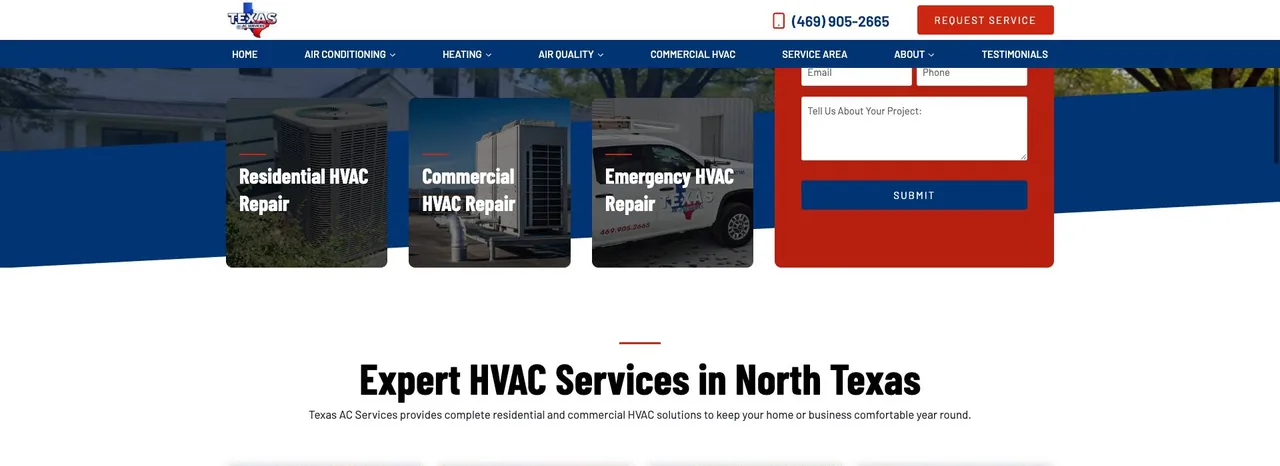 Texas AC Services cover