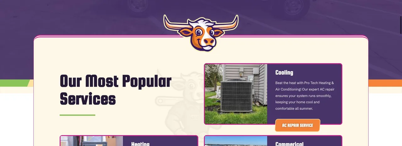 Pro Tech Heating & Air Conditioning cover
