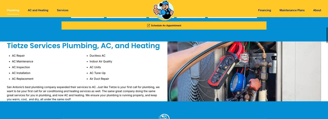 Tietze Plumbing cover