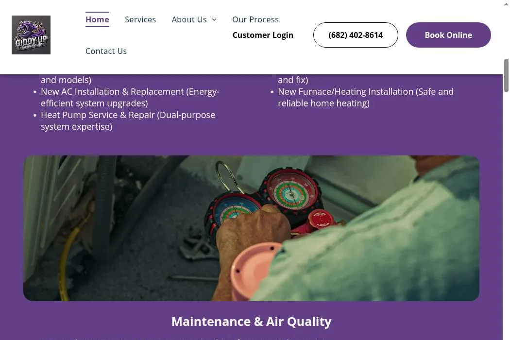 Giddy Up Heating and Air cover