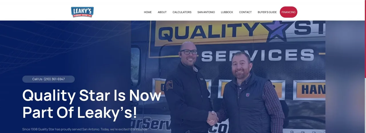 Leaky’s Plumbing & HVAC cover