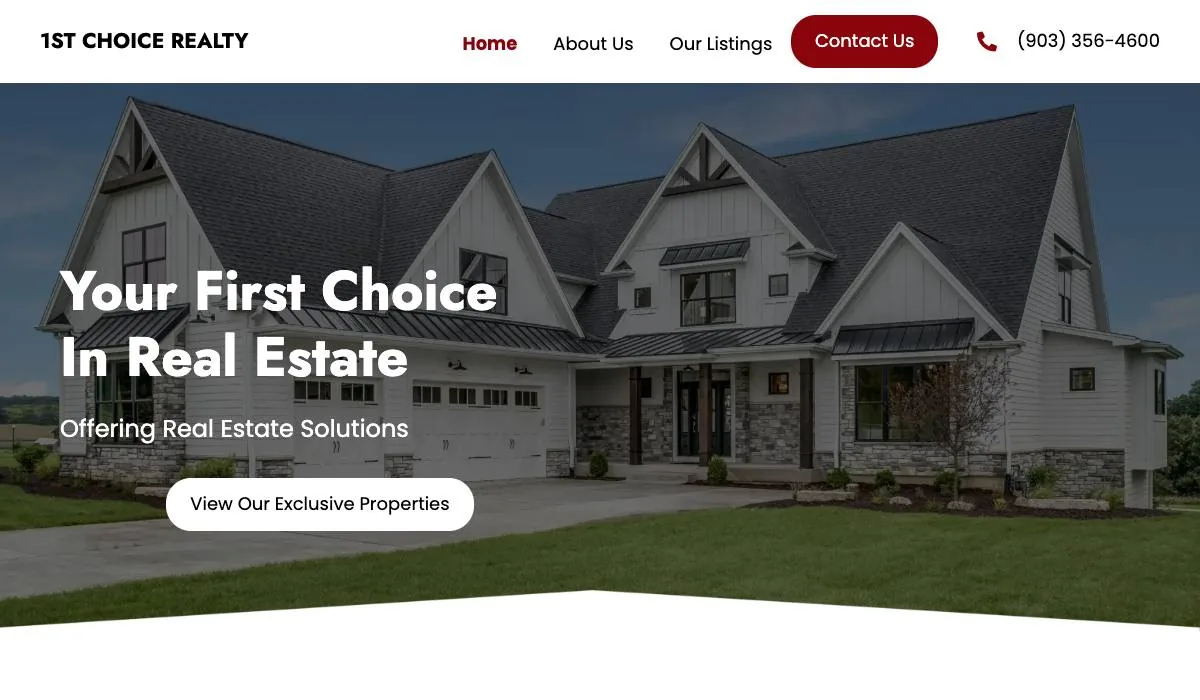 1ST CHOICE REALTY cover