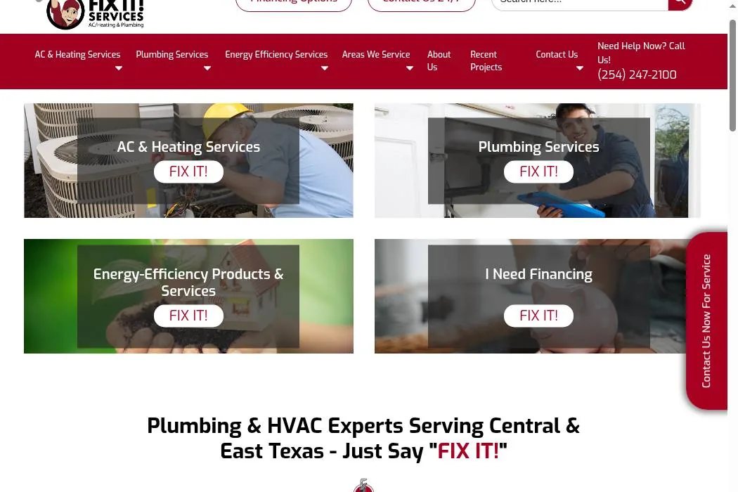 FIX IT! Services cover