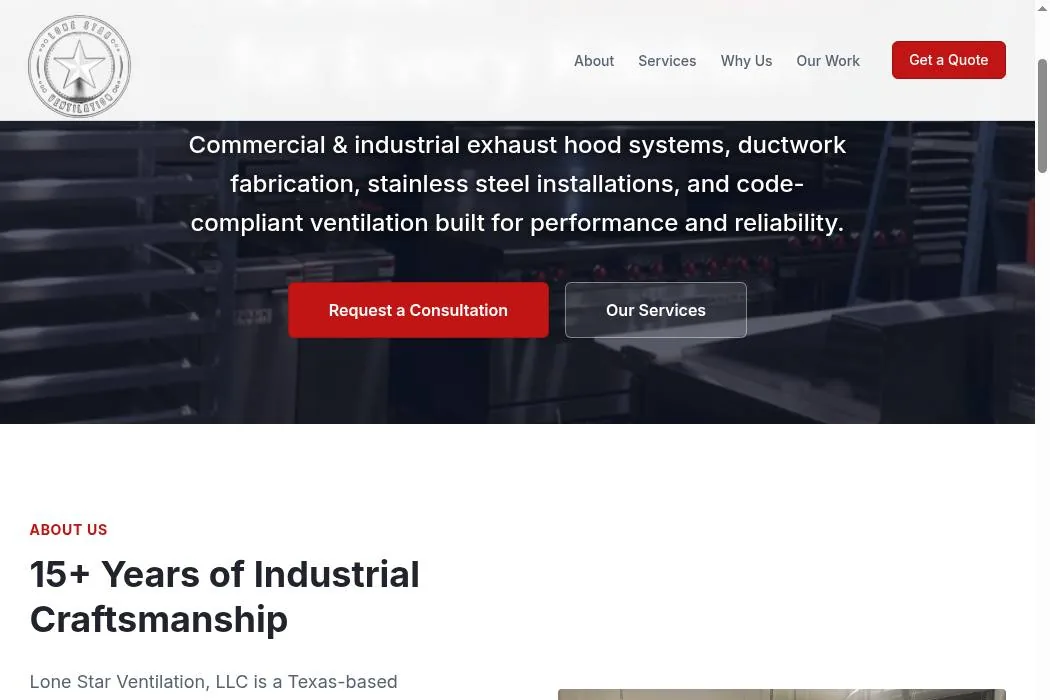Lone Star Ventilation, LLC cover
