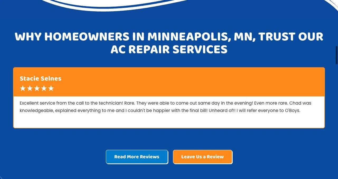 O'Boys Plumbing, Heating & Air cover