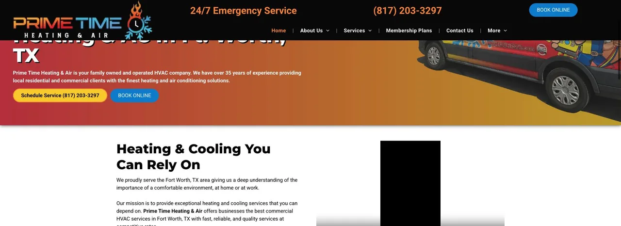 Prime Time Heating & Air cover