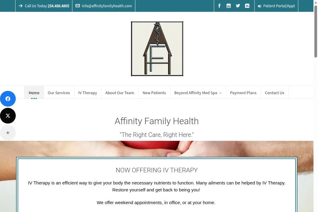 Affinity Family Health cover