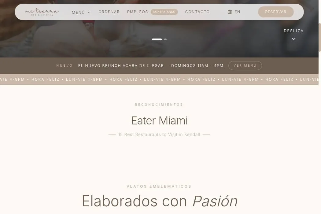 Mi Tierra Bar & Kitchen cover