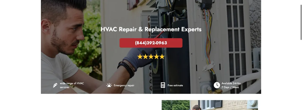 HVAC Repair & Replacement Experts cover